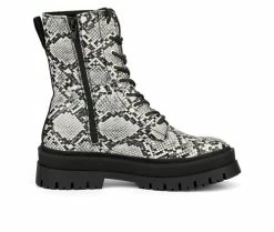 Women's New York And Company Callie Combat Boots