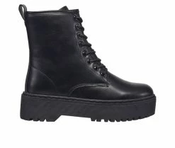 Women's C&C California Lucie Platform Combat Boots