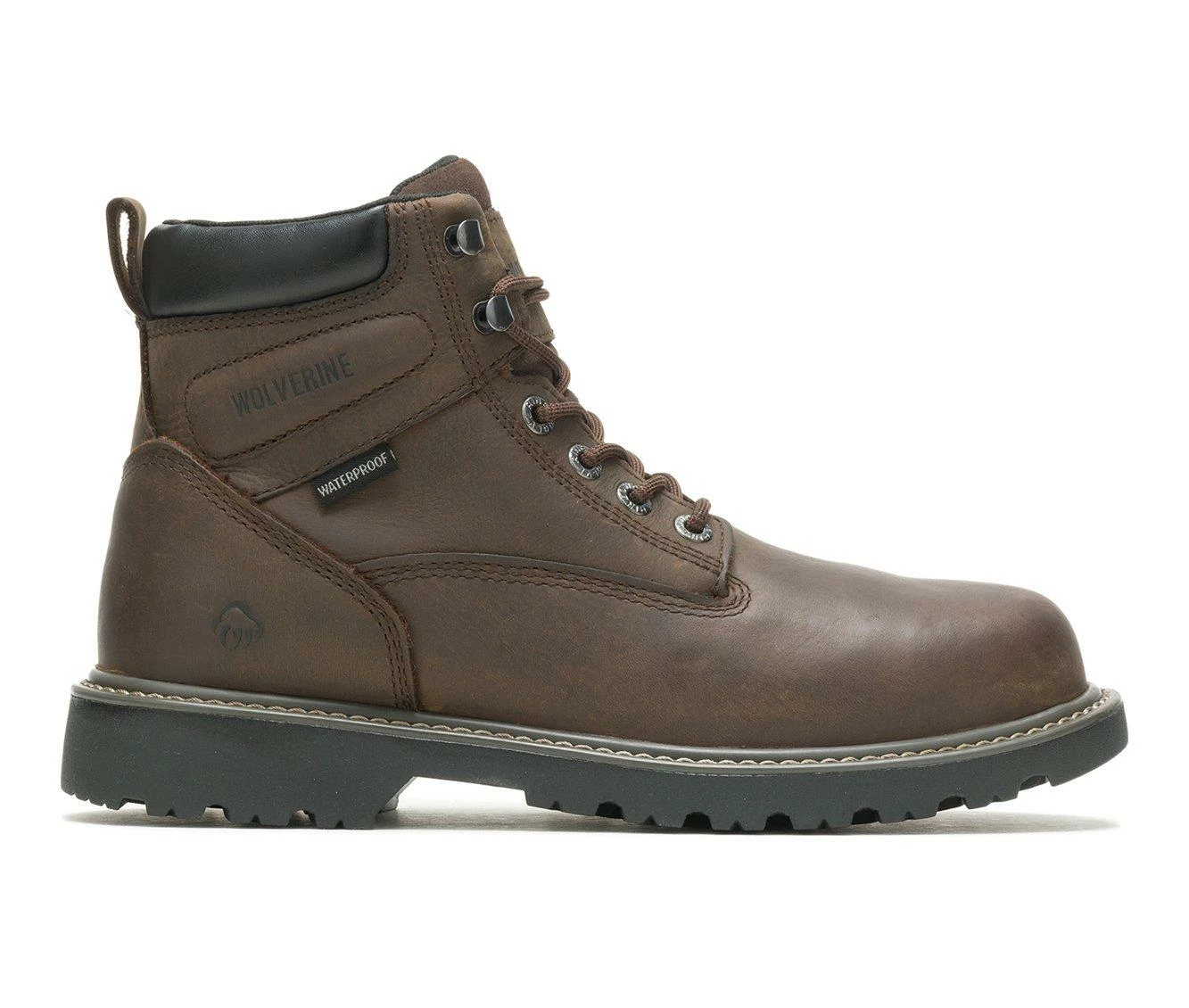 Men's Wolverine Floorhand Waterproof Steel Toe Work Boots - Image 2