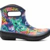Women's Bogs Footwear Patch Ankle Rose Garden Rain Boots