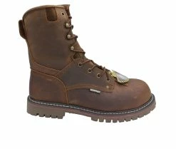 Men's AdTec Men's 1021 8" Comp Toe Waterproof Logger Work Boots