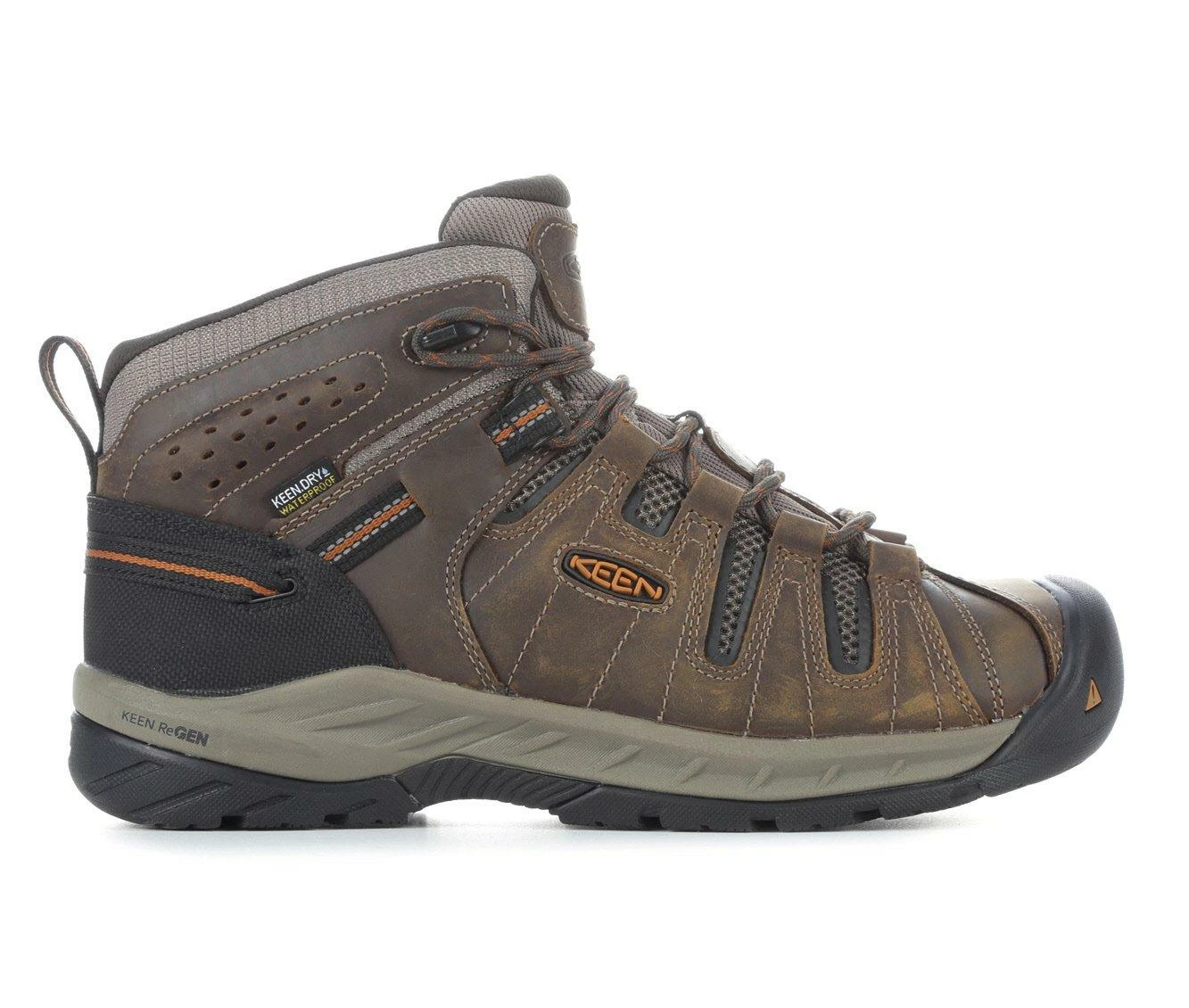 Men's KEEN Utility Flint II Mid Waterproof Soft Toe Work Boots