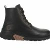 Men's Dingo Boot Black Top Lace-Up Boots