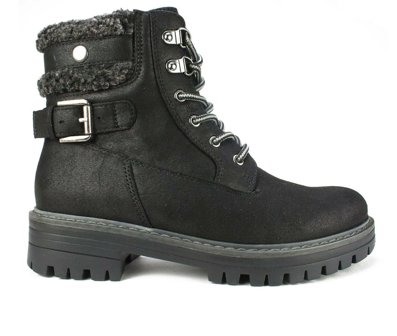 Women's Cliffs By White Mountain Meldon Combat Boots - Image 2