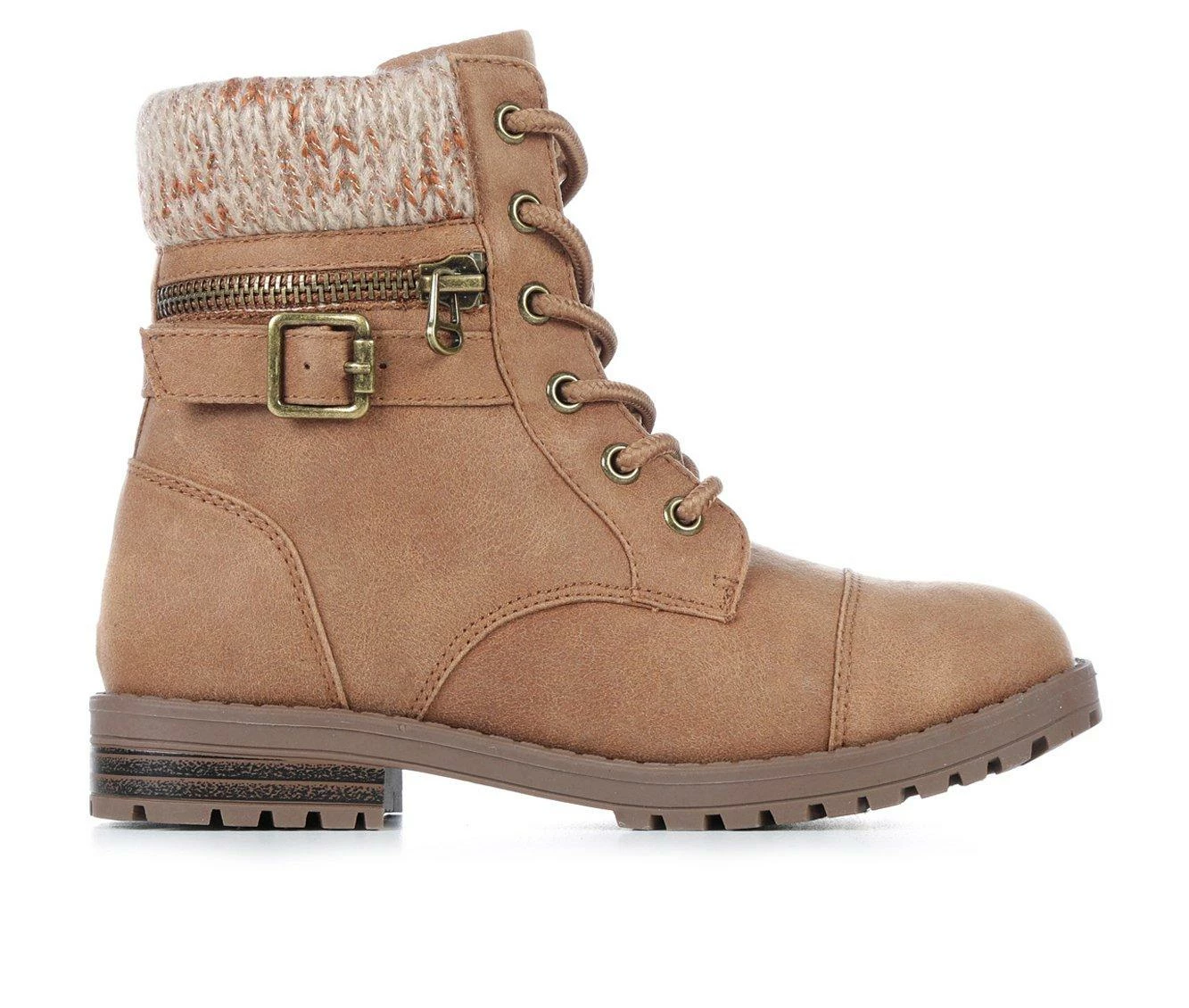 Girls' Unr8ed Little Kid & Big Kid Maeve Lace-Up Boots - Image 2