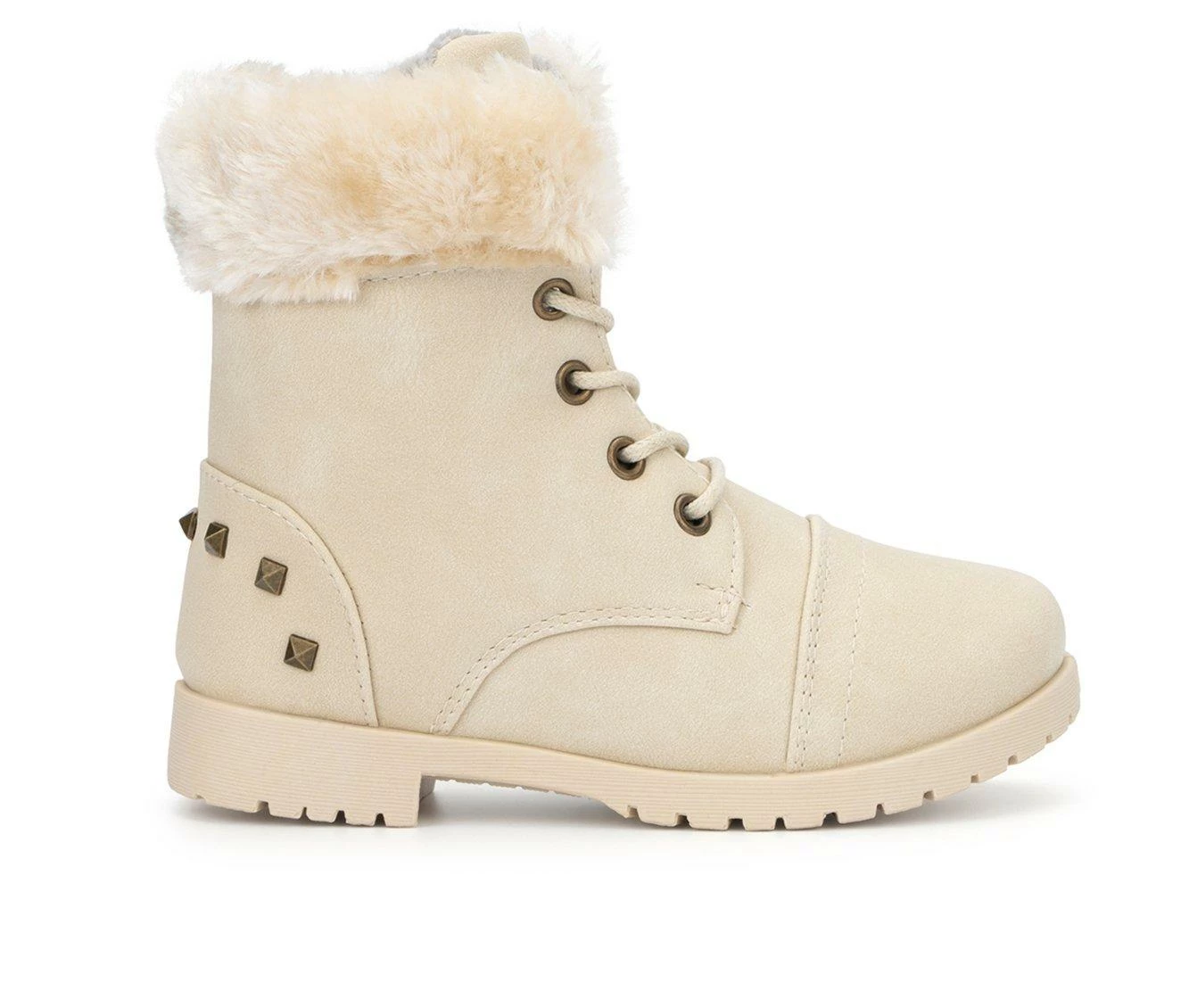 Girls' Olivia Miller Toddler Sofia Lace-Up Boots - Image 2