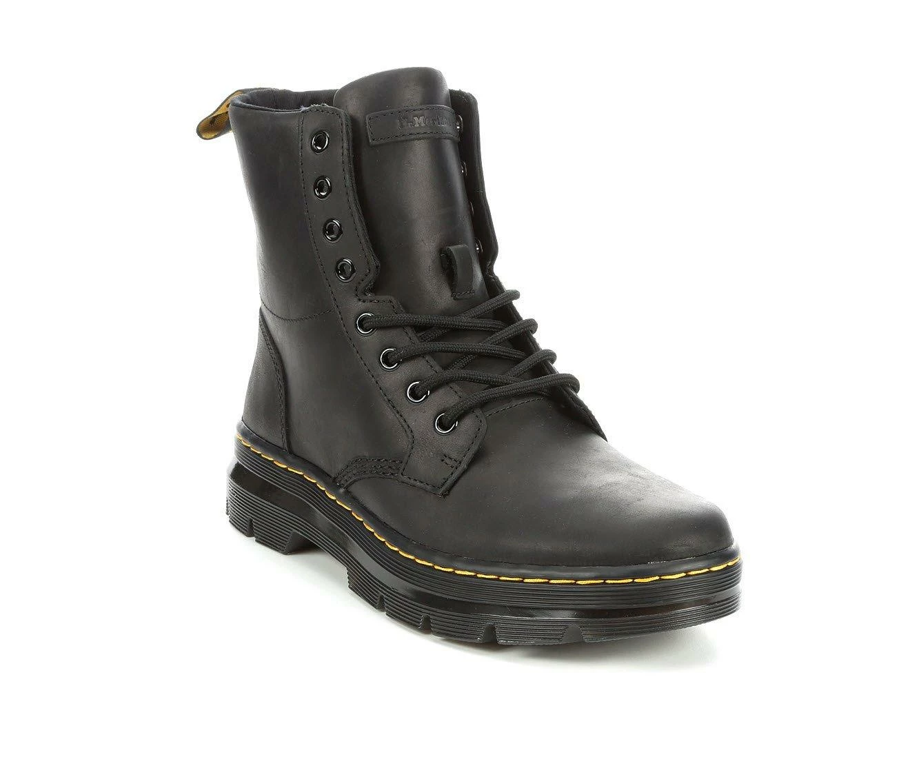 Women's Dr. Martens Combs Leather Combat Boots - Image 3