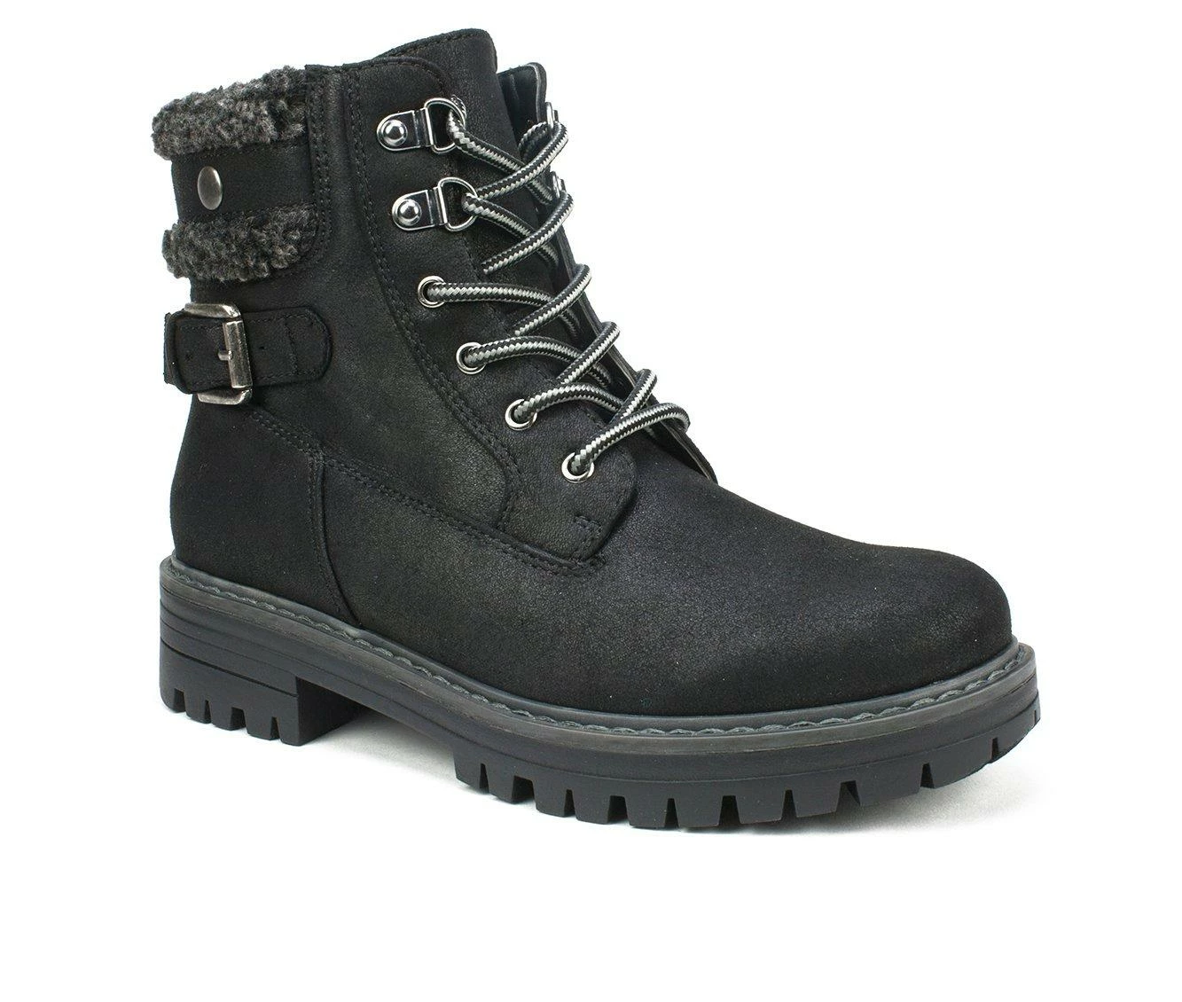 Women's Cliffs By White Mountain Meldon Combat Boots - Image 3