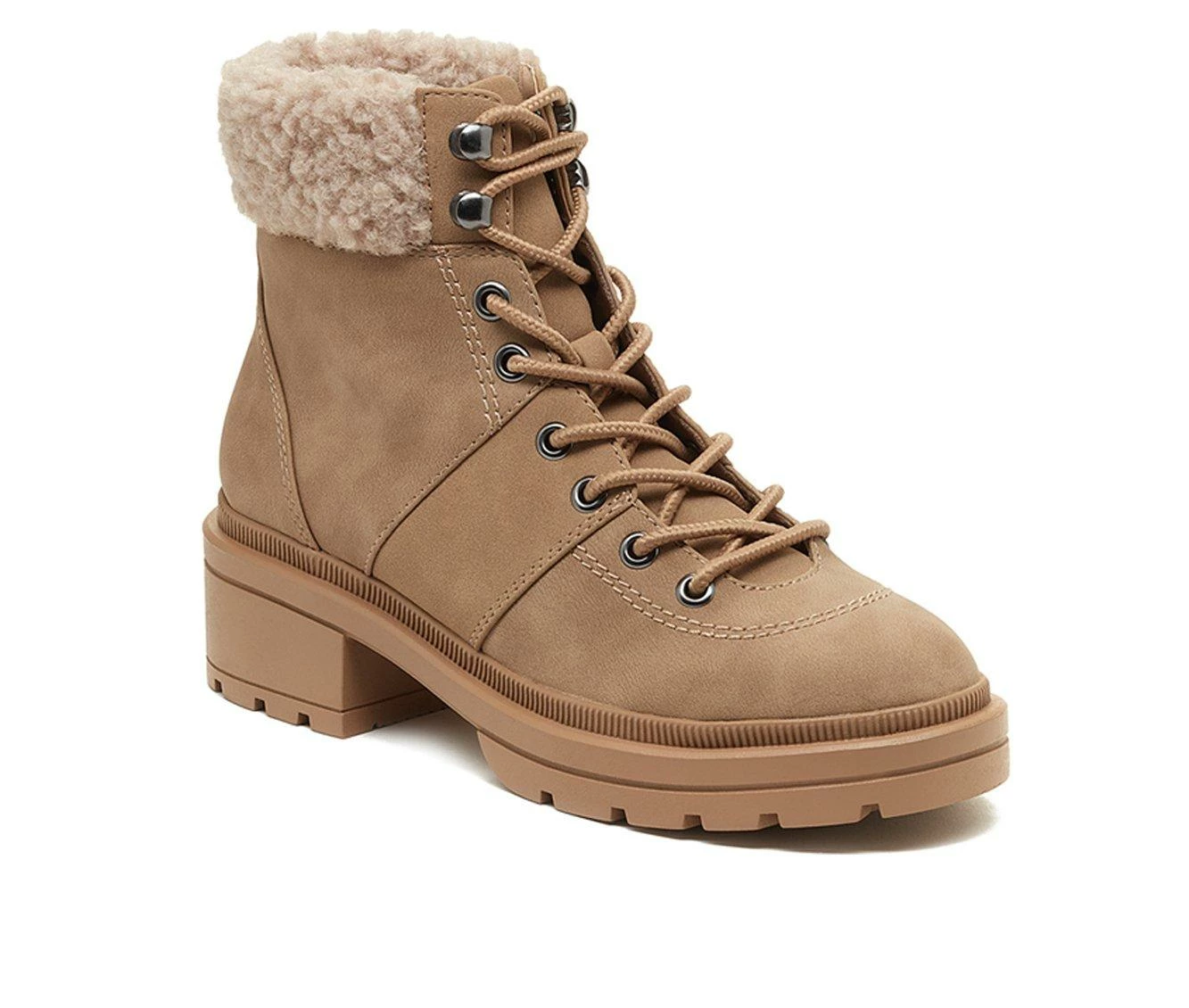 Women's Rocket Dog Icy Heeled Lace Up Boots - Image 3