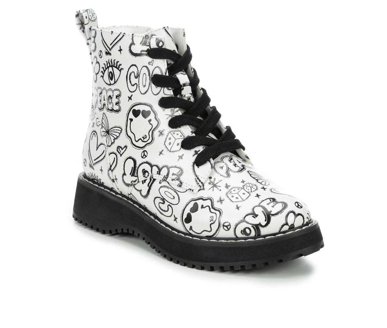 Girls' Madden Girl Little Kid & Big Kid MKurt Lace-Up Boots - Image 3