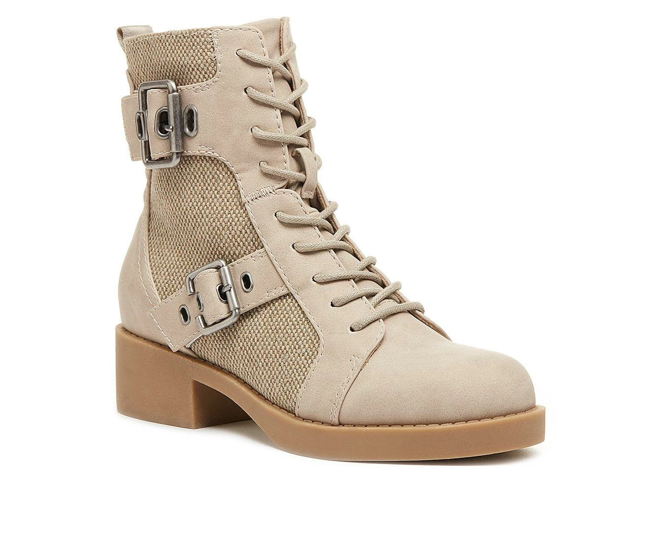 Women's Rocket Dog Pearly Combat Boots - Image 3