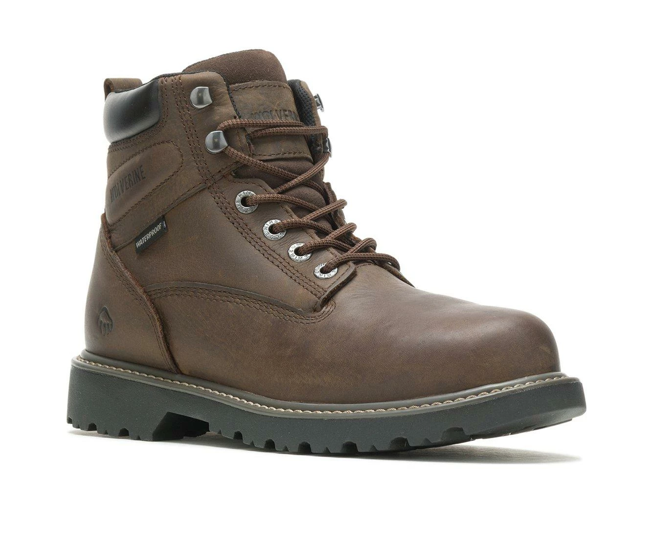Men's Wolverine Floorhand Waterproof Steel Toe Work Boots - Image 3
