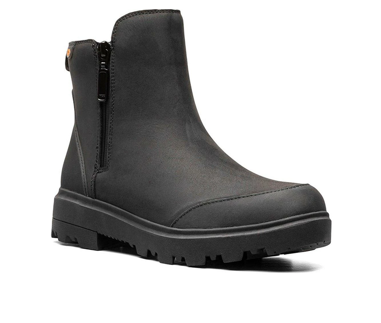 Women's Bogs Footwear Holly Zip Leather Winter Boots - Image 3