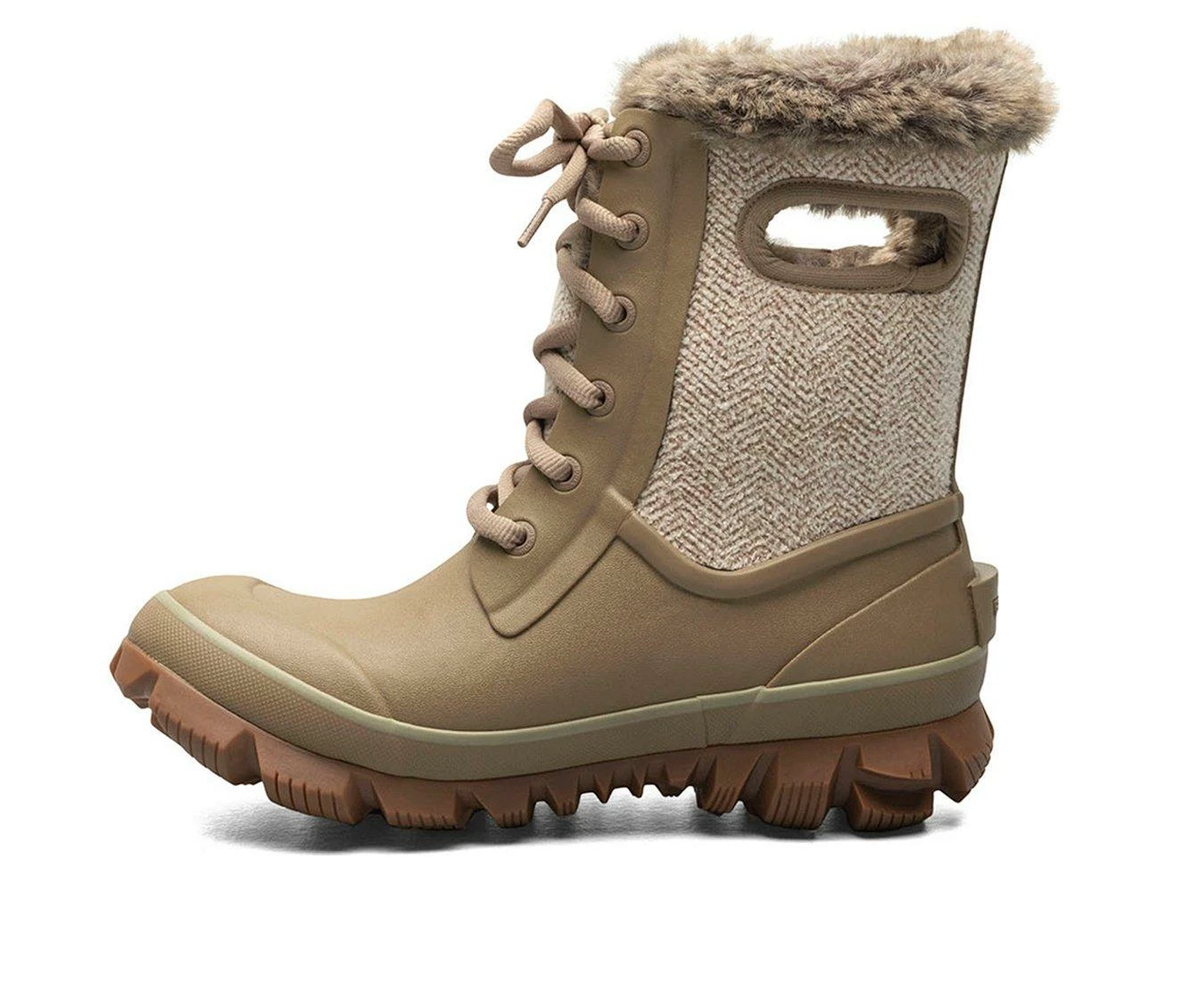 Women's Bogs Footwear Womens Arcata Cozy Chevron Winter Boots - Image 4