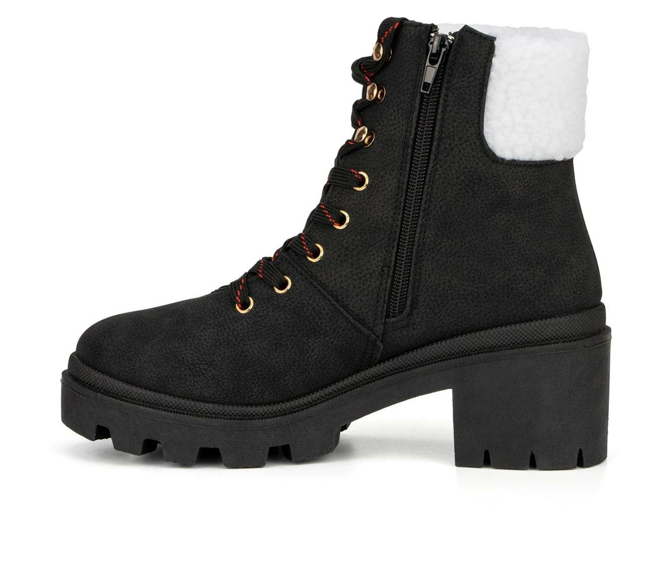 Women's Olivia Miller Ariel Lace-Up Boots - Image 4